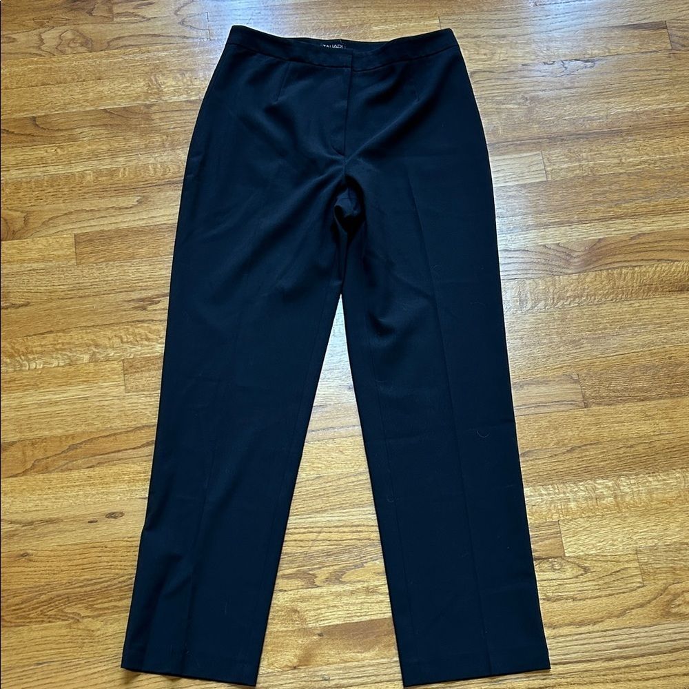 Tahari Women's Black Straight Leg Pants